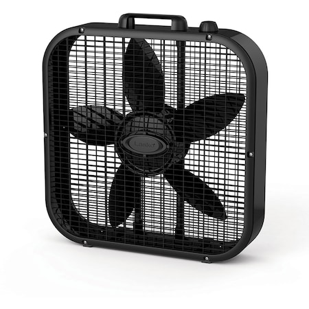 Almo Decor Colors 20-in. Portable Indoor Box Fan with 3 Quiet Speeds B20401
